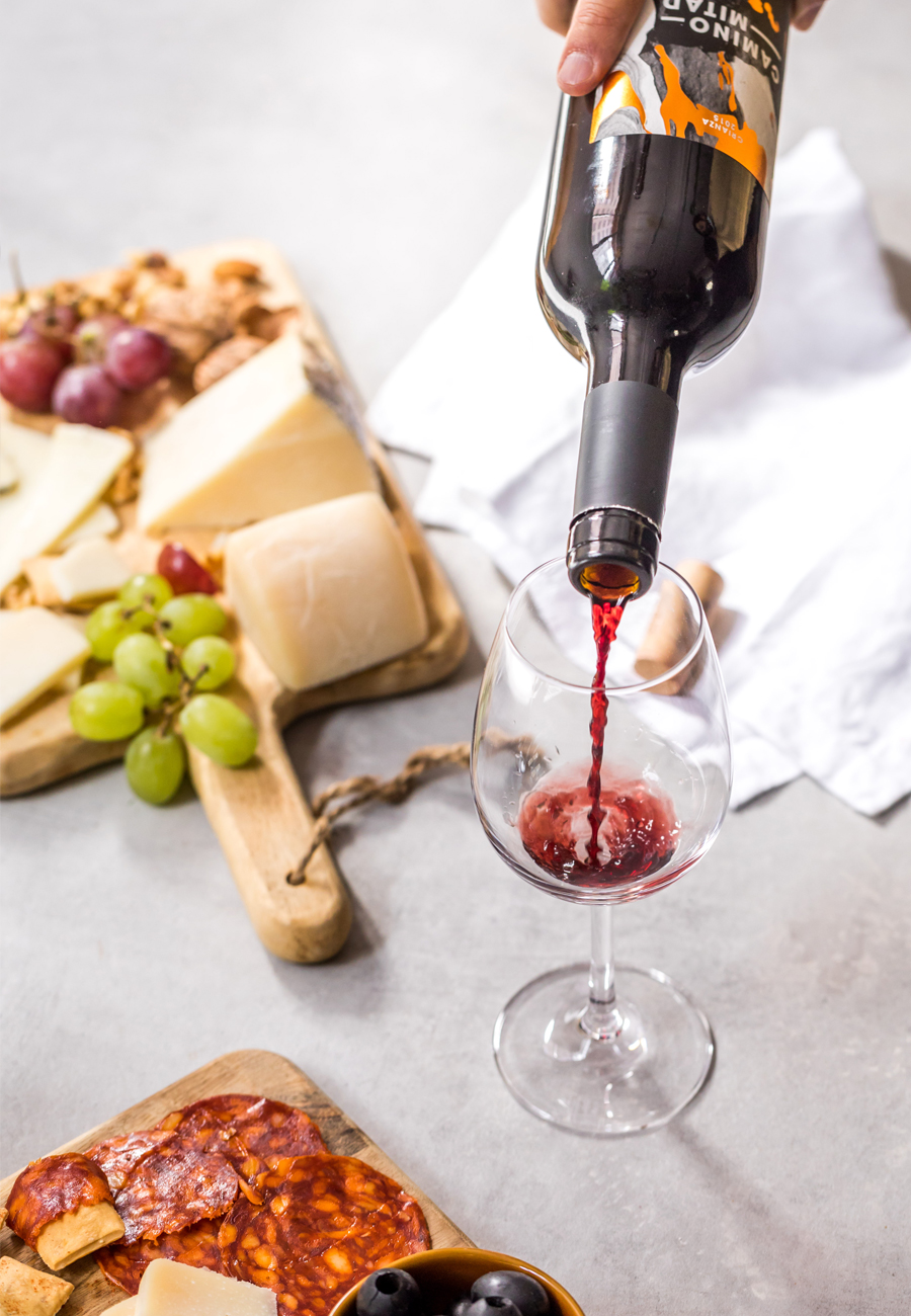 la viña y el vino Camino Mitad